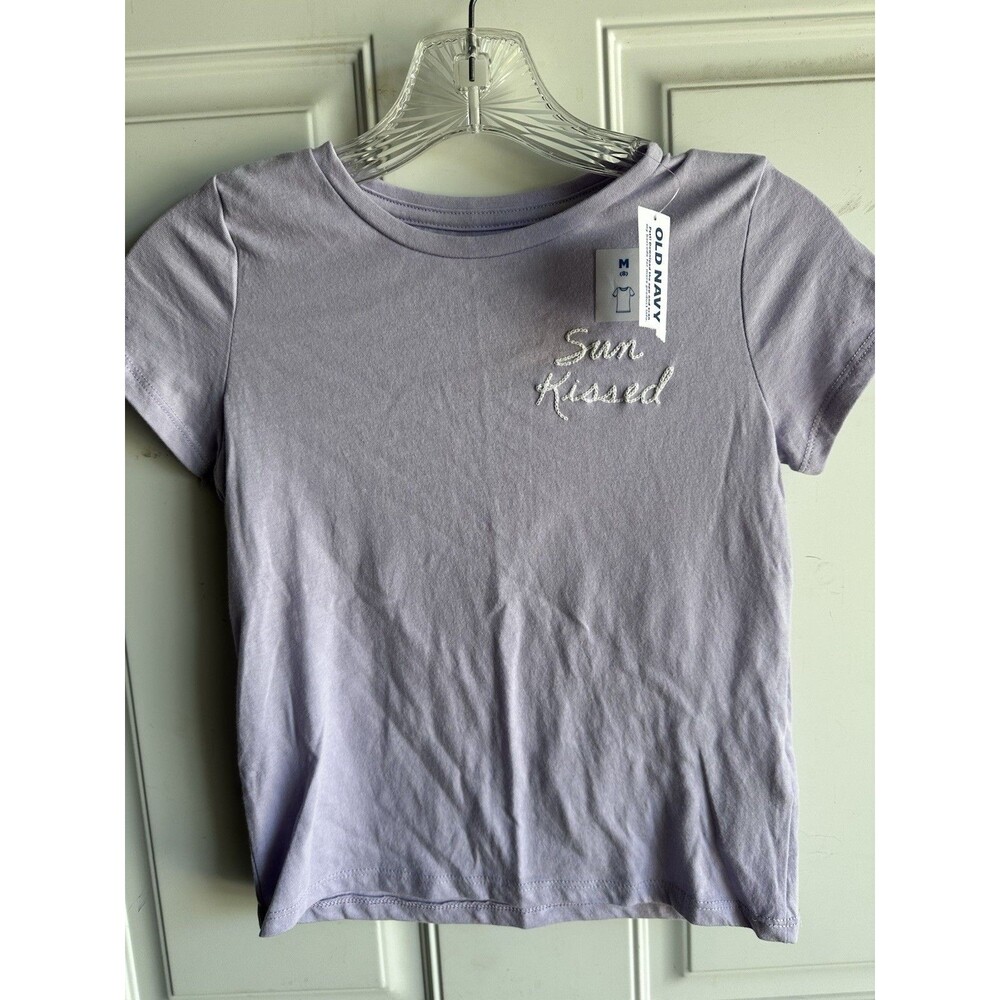 NWT Old Navy Sun Kissed Girls Short Sleeve  Graphic T-Shirt Size 8